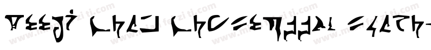 reeji chao chufenggbt flash字体转换